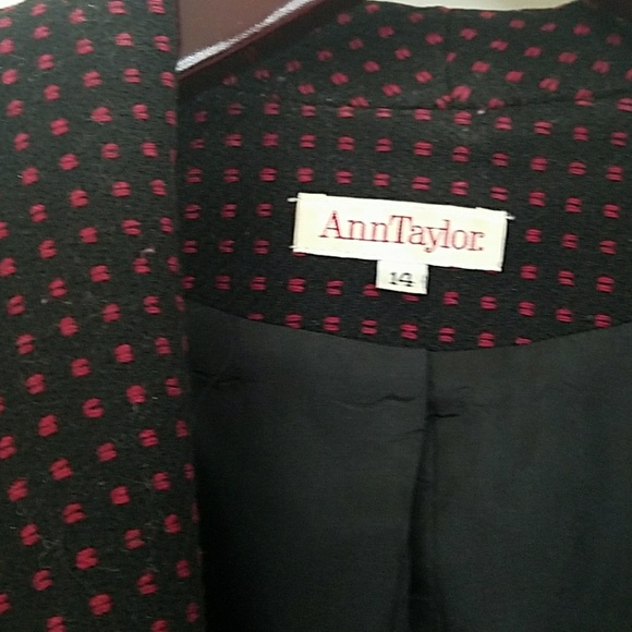 Ann Taylor Wool Blazer Size 14 - Picture 2 of 4